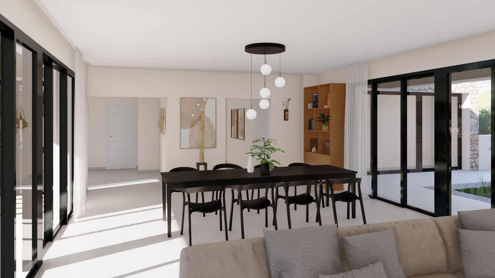  In der charmanten Stadt Yecla gelegen, besteht dieses exklusive Immobilienangebot aus drei unabhängigen Immobilien. Diese Wohnhäuser sind für diejeni