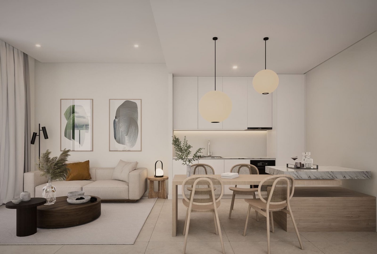 In der charmanten Stadt Los Alcázares gelegen, bietet diese exklusive Sammlung von fünf Reihenhäusern eine einzigartige Gelegenheit, eine privilegier