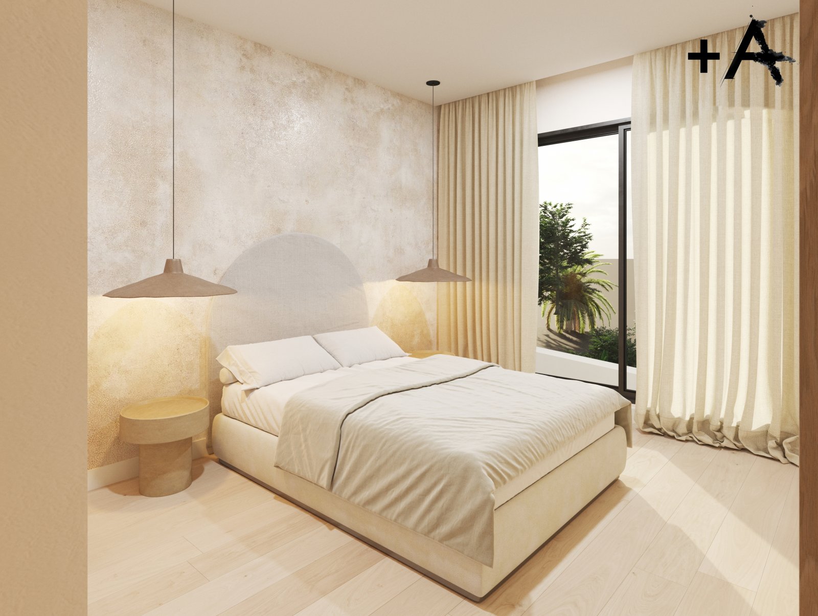  In der charmanten Stadt Polop gelegen, bietet diese exklusive Sammlung freistehender Häuser eine privilegierte Umgebung mit Meerblick. Mit nur drei v