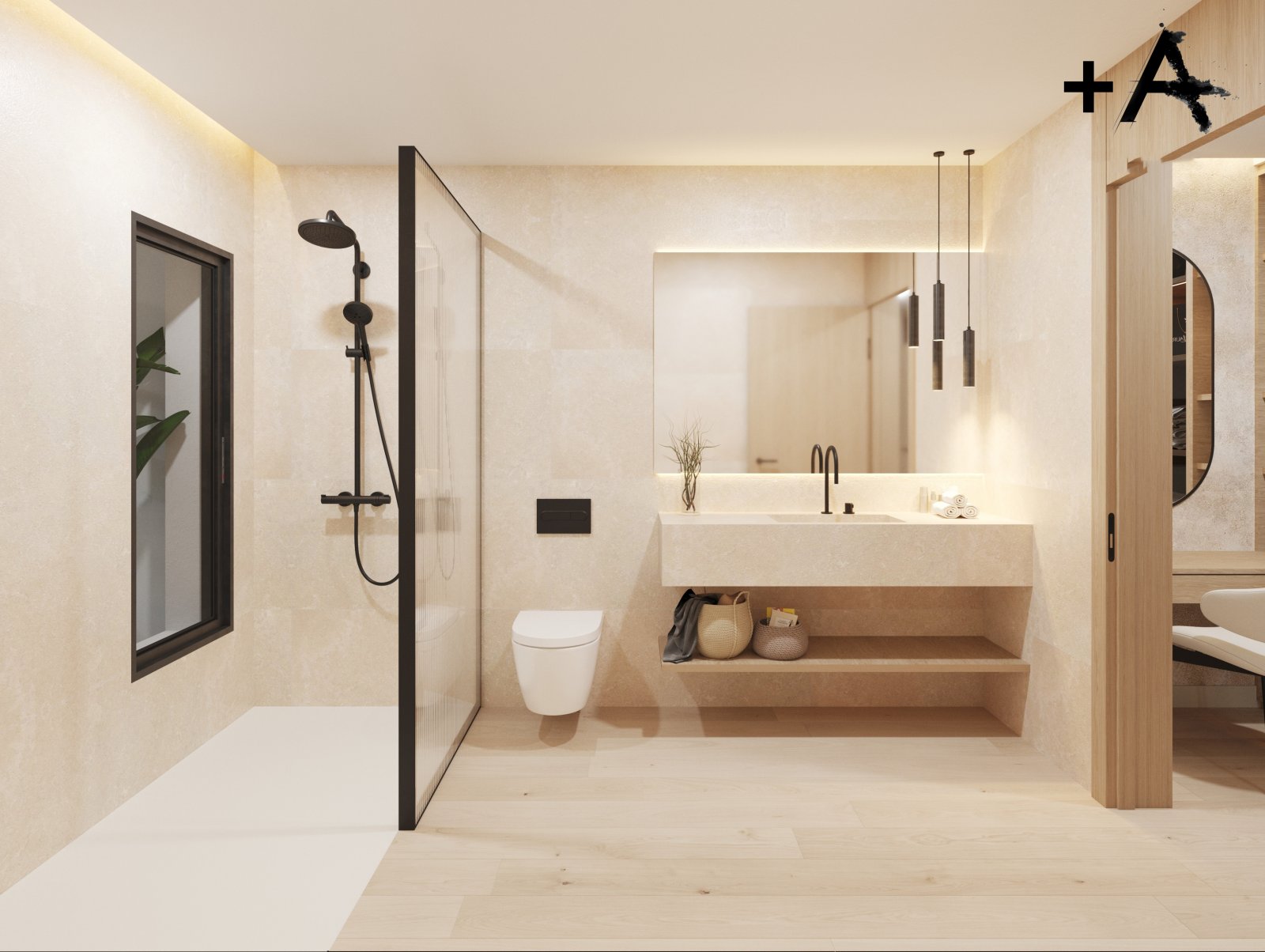  In der charmanten Stadt Polop gelegen, bietet diese exklusive Sammlung freistehender Häuser eine privilegierte Umgebung mit Meerblick. Mit nur drei v