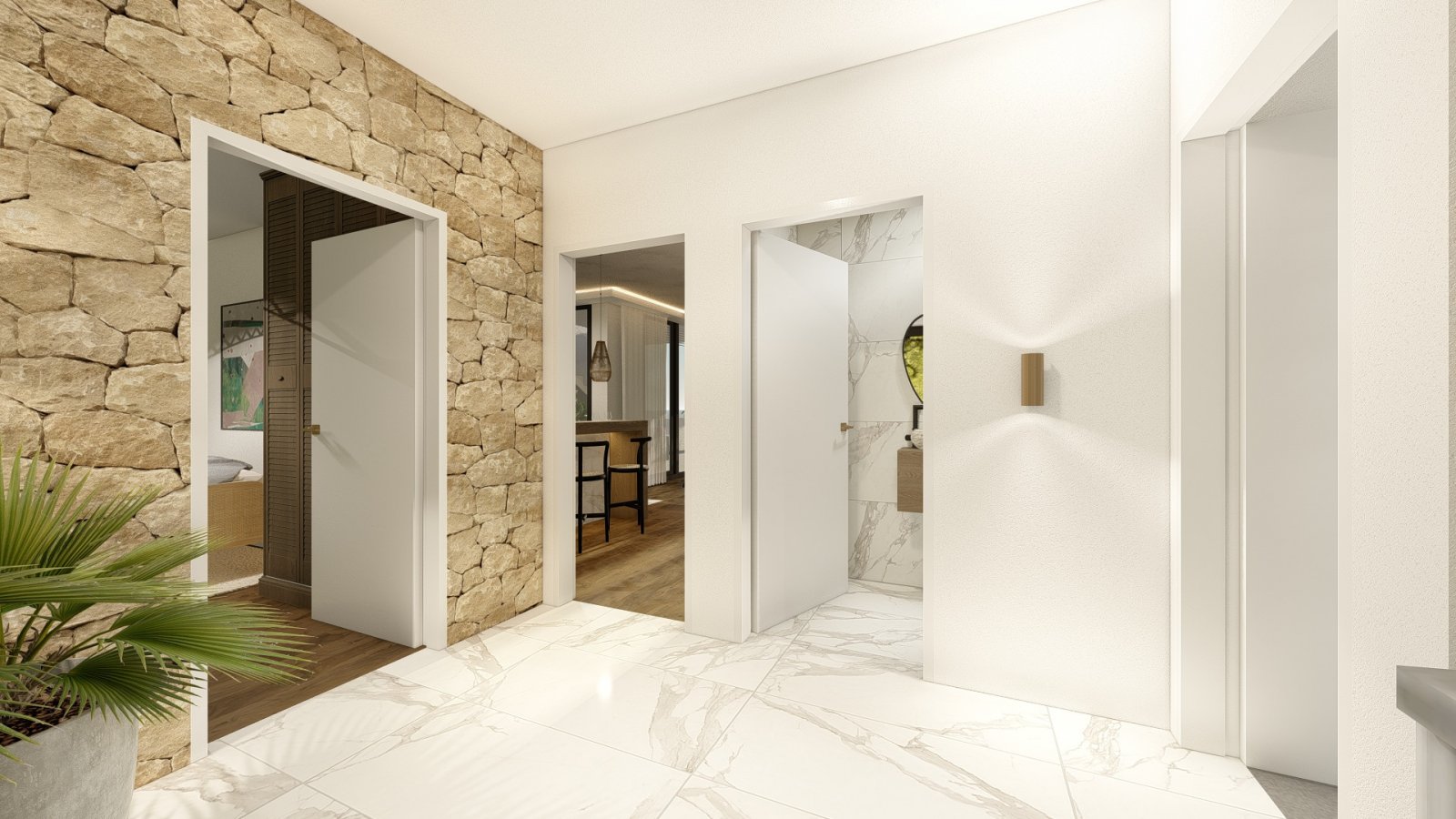  In der exklusiven Gegend von Altea gelegen, bietet diese Sammlung von 13 Immobilien eine Umgebung von Luxus und Komfort. Die freistehenden Villen zei