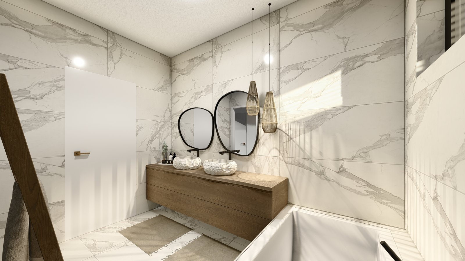  In der exklusiven Gegend von Altea gelegen, bietet diese Sammlung von 13 Immobilien eine Umgebung von Luxus und Komfort. Die freistehenden Villen zei