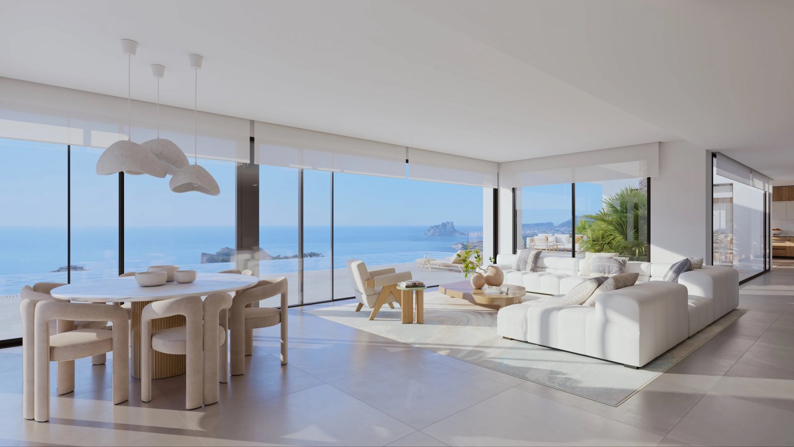 In der charmanten Stadt Benisa gelegen, bietet diese exklusive Villa ein unvergleichliches Wohnerlebnis. Mit Meerblick liegt die Immobilie nur 3 km v