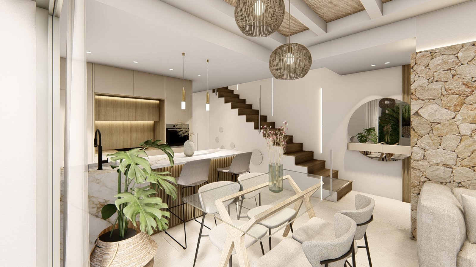  In der charmanten Ciudad Quesada gelegen, bietet diese exklusive Sammlung von 30 Reihenhäusern eine ideale Wohnumgebung für diejenigen, die ein Gleic