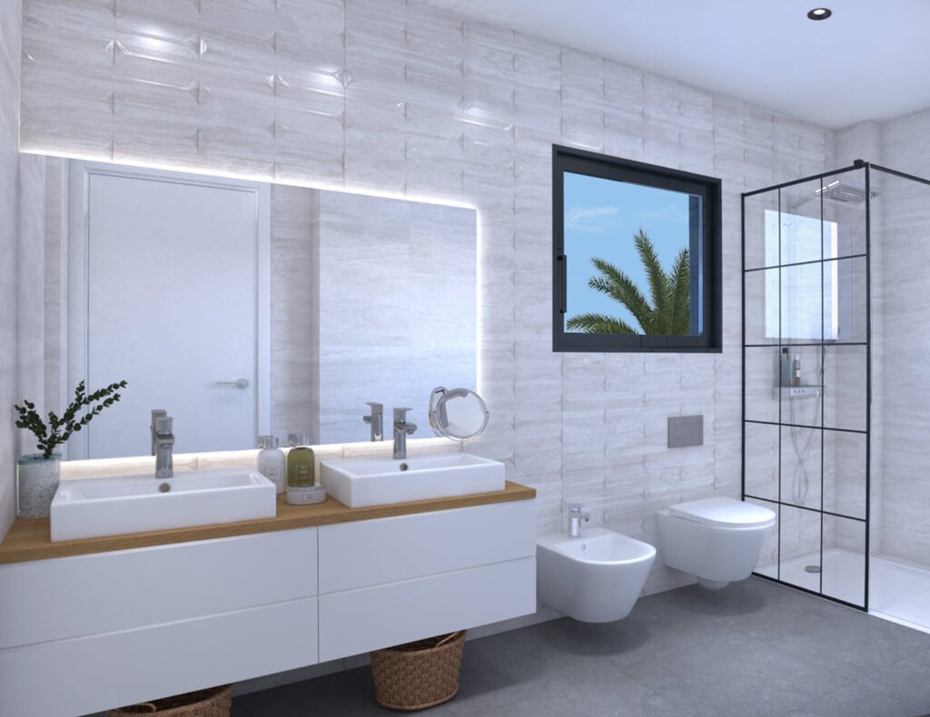  Im charmanten Ort Sant Joan dAlacant gelegen, besteht dieses exklusive Wohnangebot aus zwei freistehenden Häusern, die durch ihr zeitgemäßes Design u