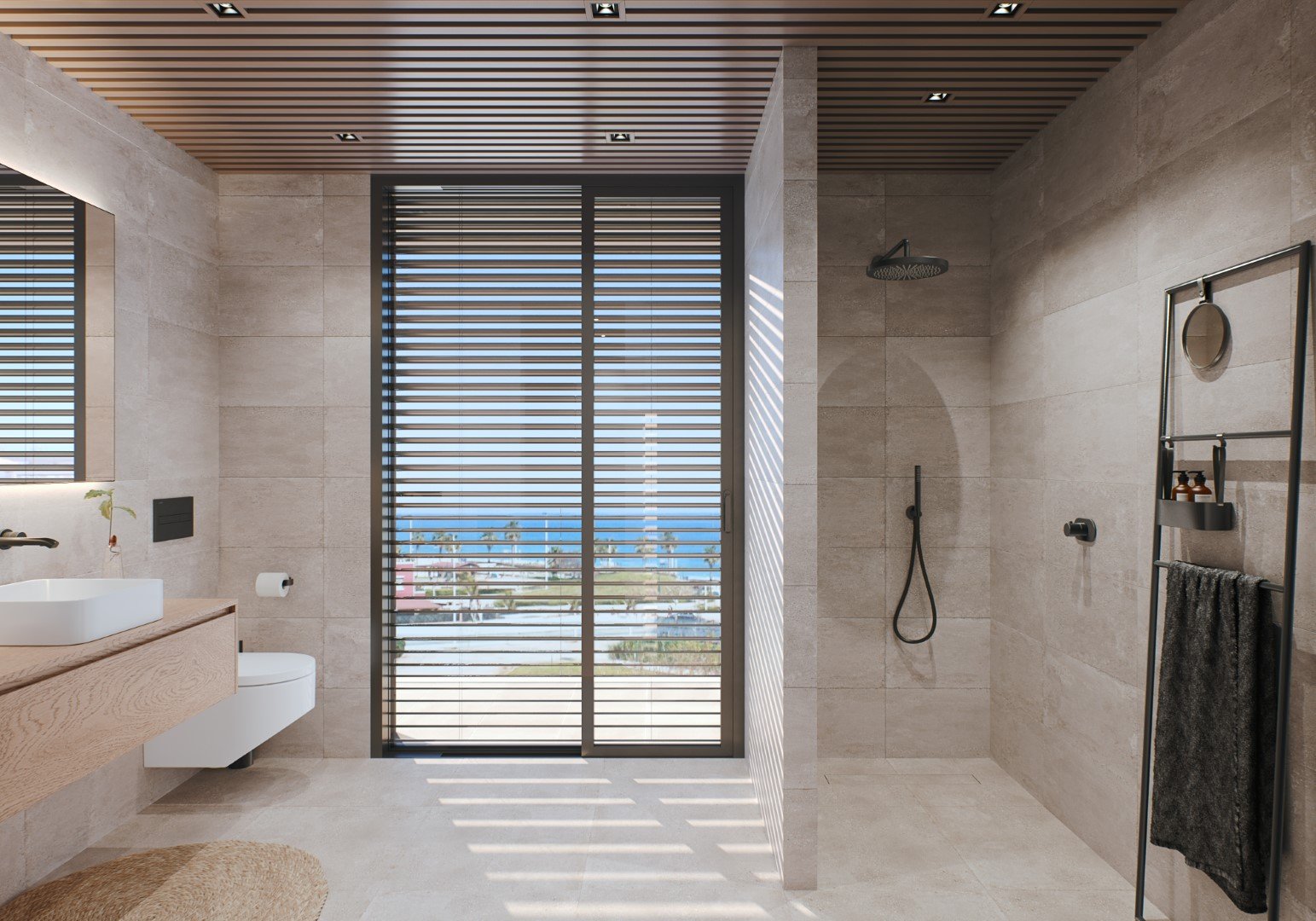  Diese exklusive Villa befindet sich in der charmanten Gegend von El Mojón und bietet ein einzigartiges Wohnerlebnis mit beeindruckendem Meerblick. Di