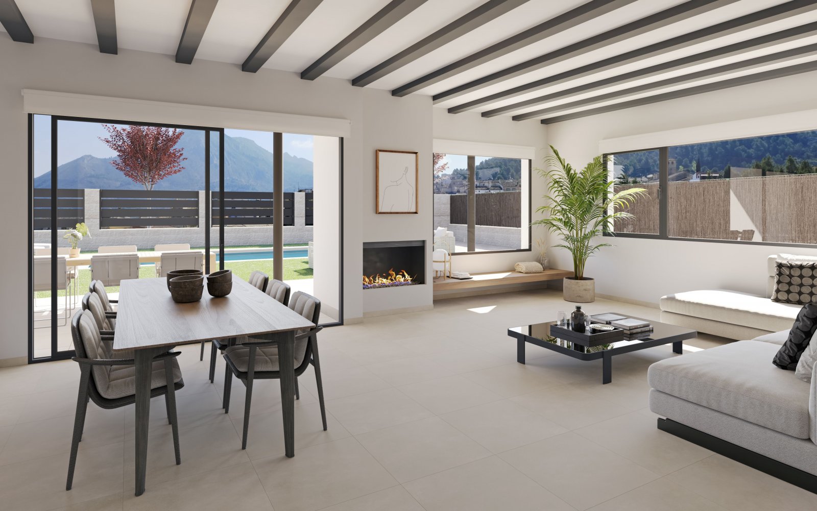  In der charmanten Umgebung von Penáguila gelegen, bietet dieser Wohnkomplex 35 freistehende Häuser, die für diejenigen entworfen wurden, die einen ru