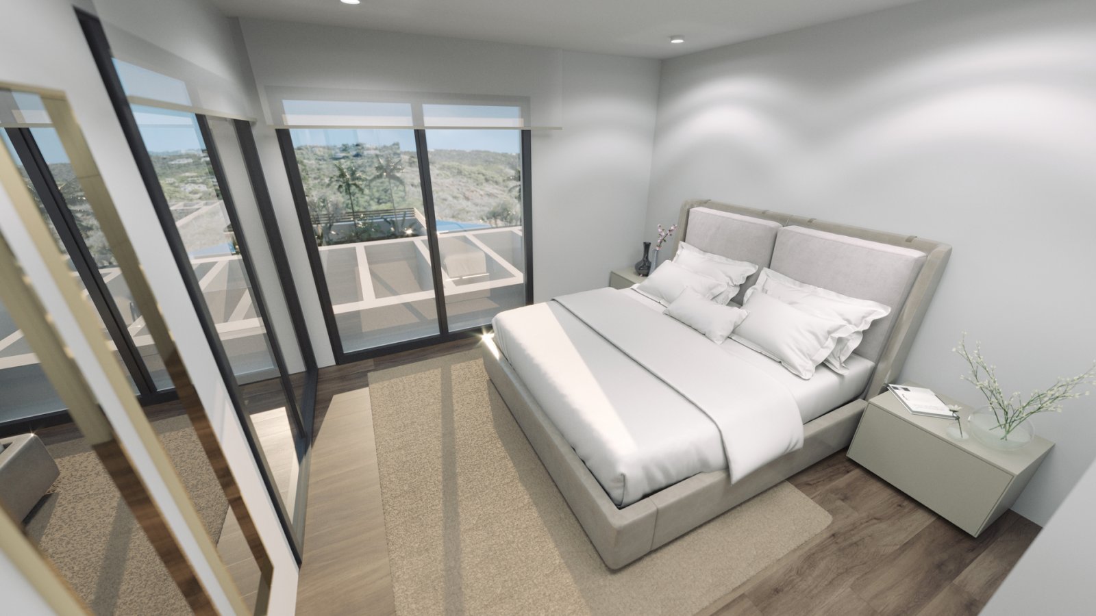 In der charmanten Ortschaft Finestrat gelegen, bietet diese exklusive Sammlung von 10 freistehenden Häusern eine privilegierte Umgebung mit beeindruc