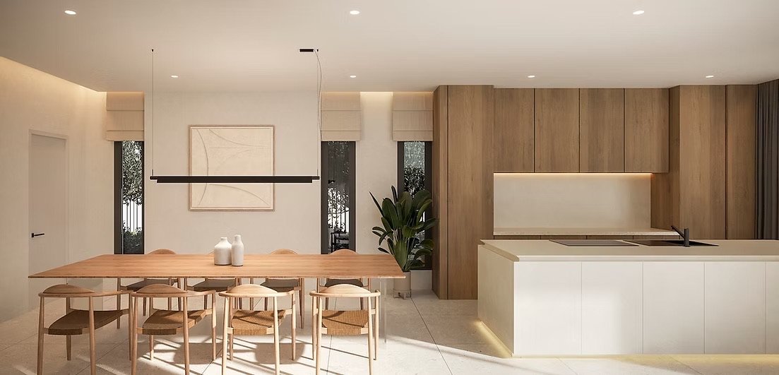  In der charmanten Ortschaft Moraira gelegen, bietet diese exklusive Villa eine außergewöhnliche Lebensumgebung. Mit nur 2 km Entfernung zum Meer ist 