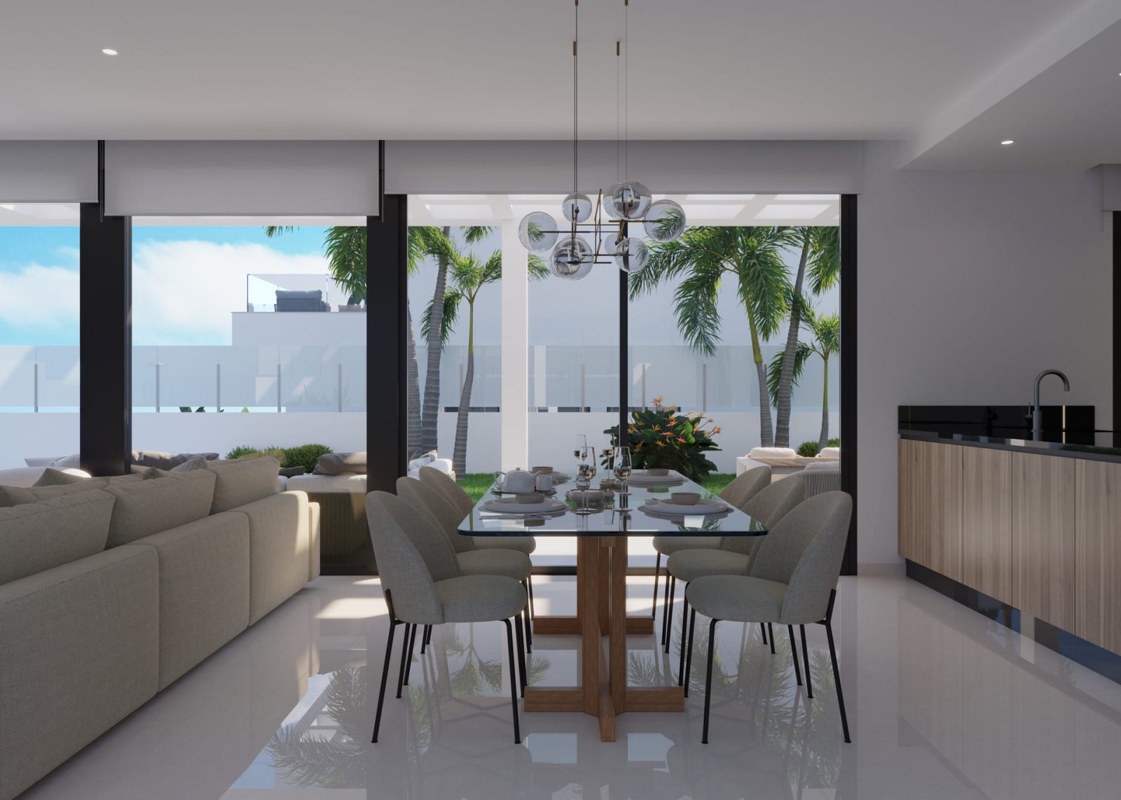  Diese exklusiven Villen befinden sich in der charmanten Stadt Finestrat und bieten ein unvergleichliches Wohnerlebnis. Mit insgesamt 12 Immobilien wu