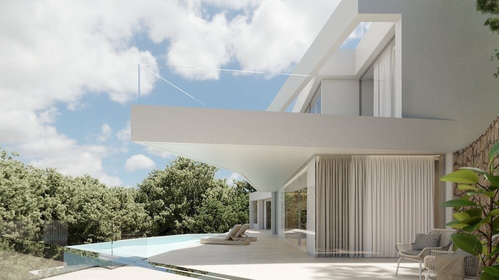 Altea:  In der wunderschönen Stadt Altea gelegen, bietet diese exklusive Villa eine privilegierte Umgebung für diejenigen, die ein luxuriöses Zuhause suchen. 