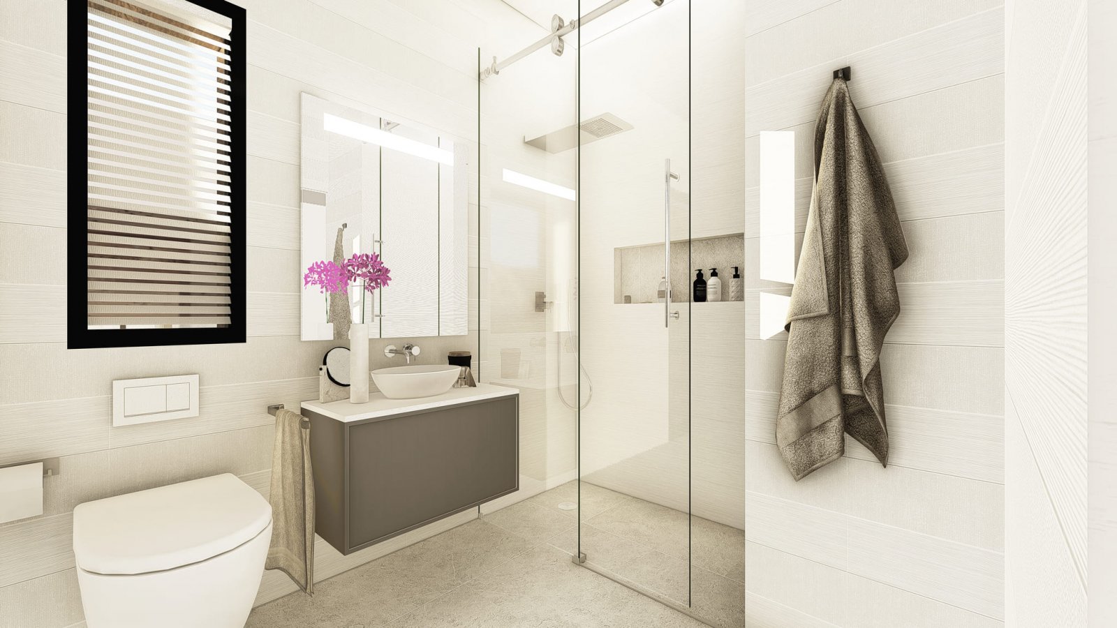  In der charmanten Ortschaft La Mata gelegen, bietet diese exklusive Sammlung von Reihenhäusern eine privilegierte Umgebung mit Meerblick. Mit nur dre