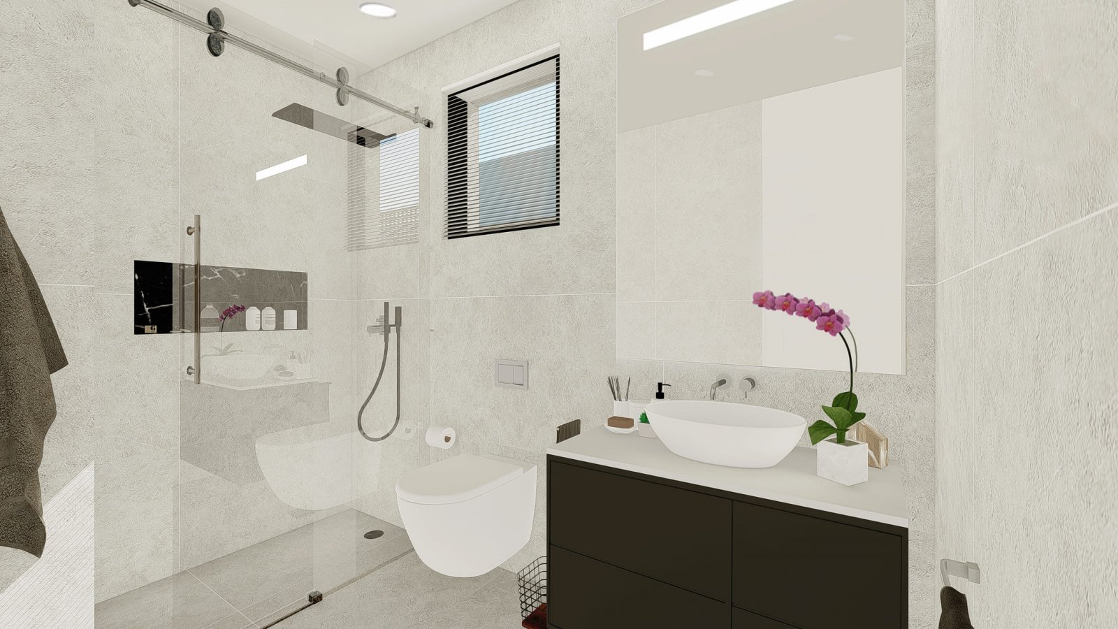  In der charmanten Ortschaft La Mata gelegen, bietet diese exklusive Sammlung von Reihenhäusern eine privilegierte Umgebung mit Meerblick. Mit nur dre