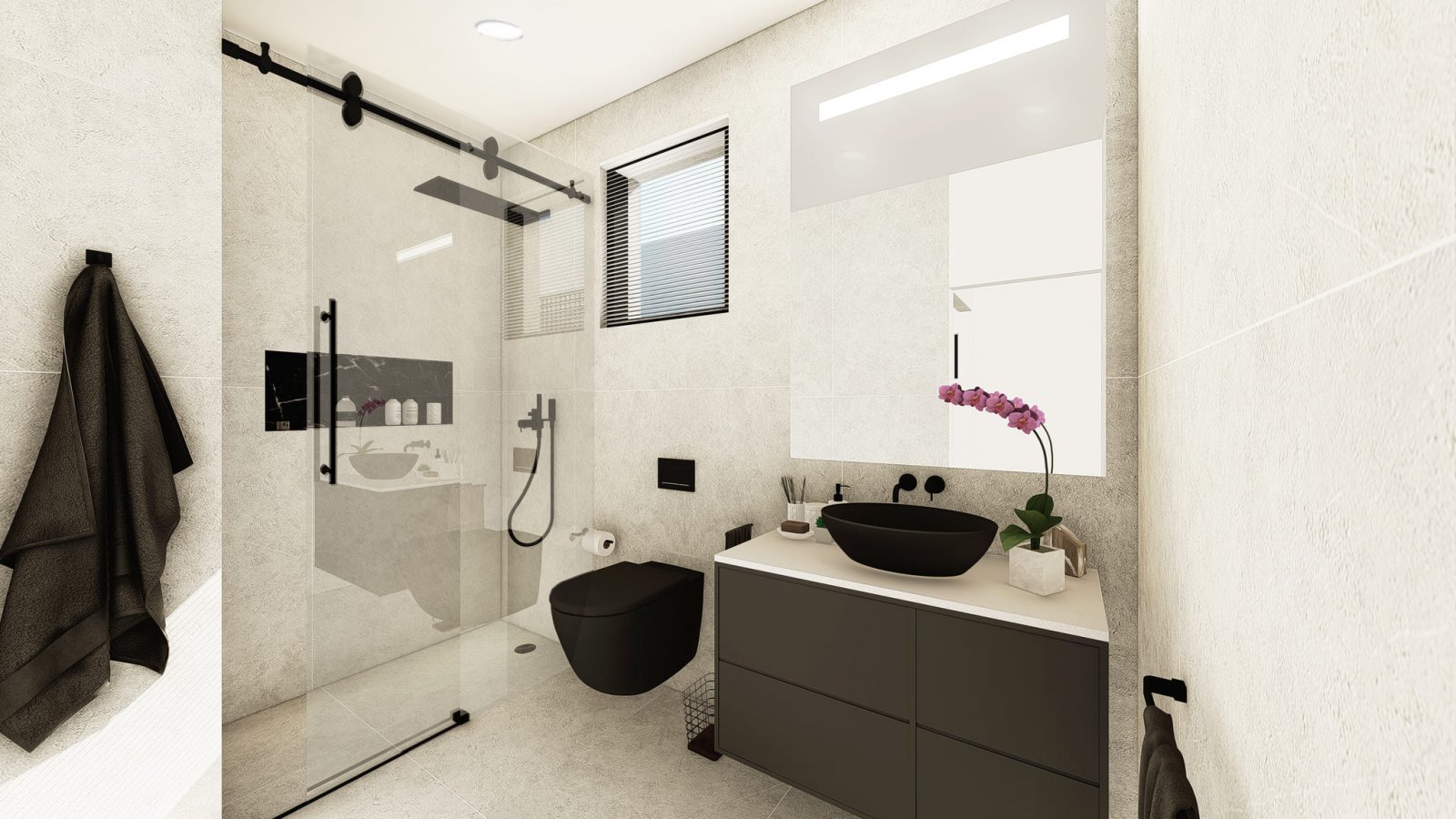  In der charmanten Ortschaft La Mata gelegen, bietet diese exklusive Sammlung von Reihenhäusern eine privilegierte Umgebung mit Meerblick. Mit nur dre