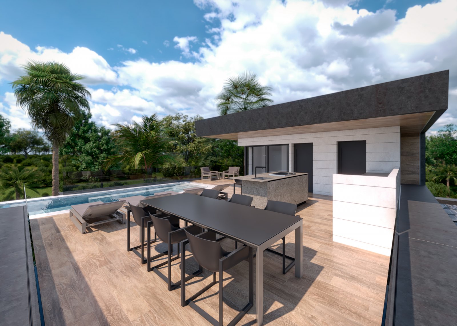  Gelegen in der charmanten Gemeinde Torre-Pacheco bieten diese exklusiven Villen eine einzigartige Gelegenheit, eine ruhige und gut angebundene Umgebu