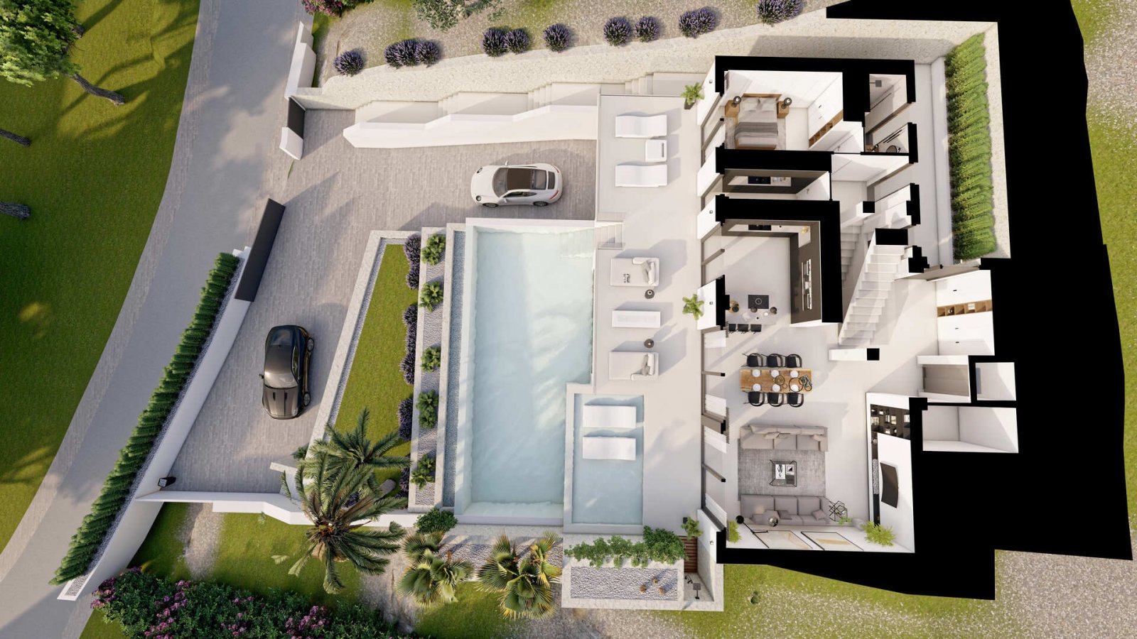  Diese Villa befindet sich in der exklusiven Gegend von Altea und bietet eine privilegierte Umgebung mit Meerblick, ideal für diejenigen, die ein Zuha