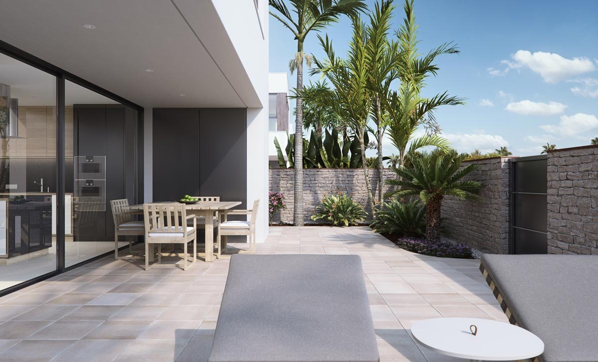 Diese exklusive Villa befindet sich in der charmanten Umgebung von Pilar de la Horadada und bietet ein einzigartiges Wohnerlebnis nur 100 Meter vom M