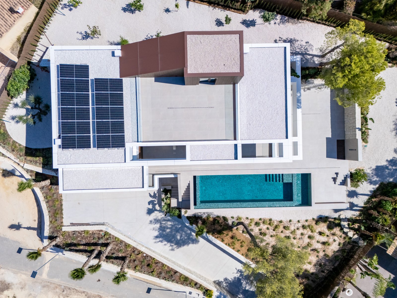  Komplett fertiggestellte Luxusimmobilie in Altea, mit Meerblick, in einer sehr ruhigen Gegend, gebaut nach Nachhaltigkeits- und Energieeffizienzstand