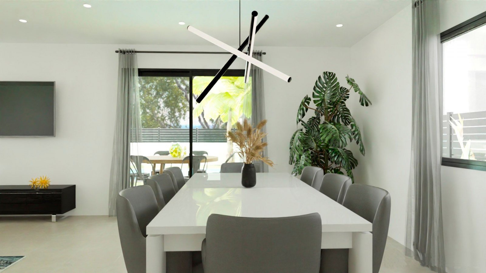  Diese exklusive Sammlung von 24 freistehenden Häusern befindet sich in der charmanten Gemeinde Monforte del Cid und bietet eine ideale Umgebung für d