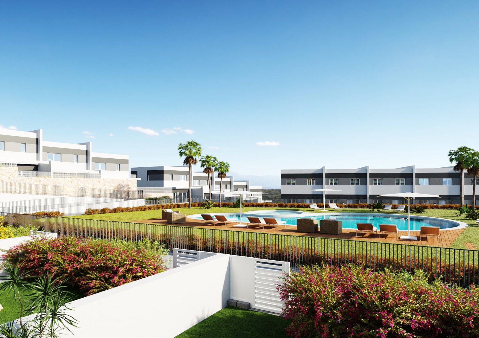  In der charmanten Stadt Finestrat gelegen, bietet dieses Reihenhaus ein einzigartiges Wohnerlebnis mit Meerblick. Die Immobilie befindet sich nur 5 k