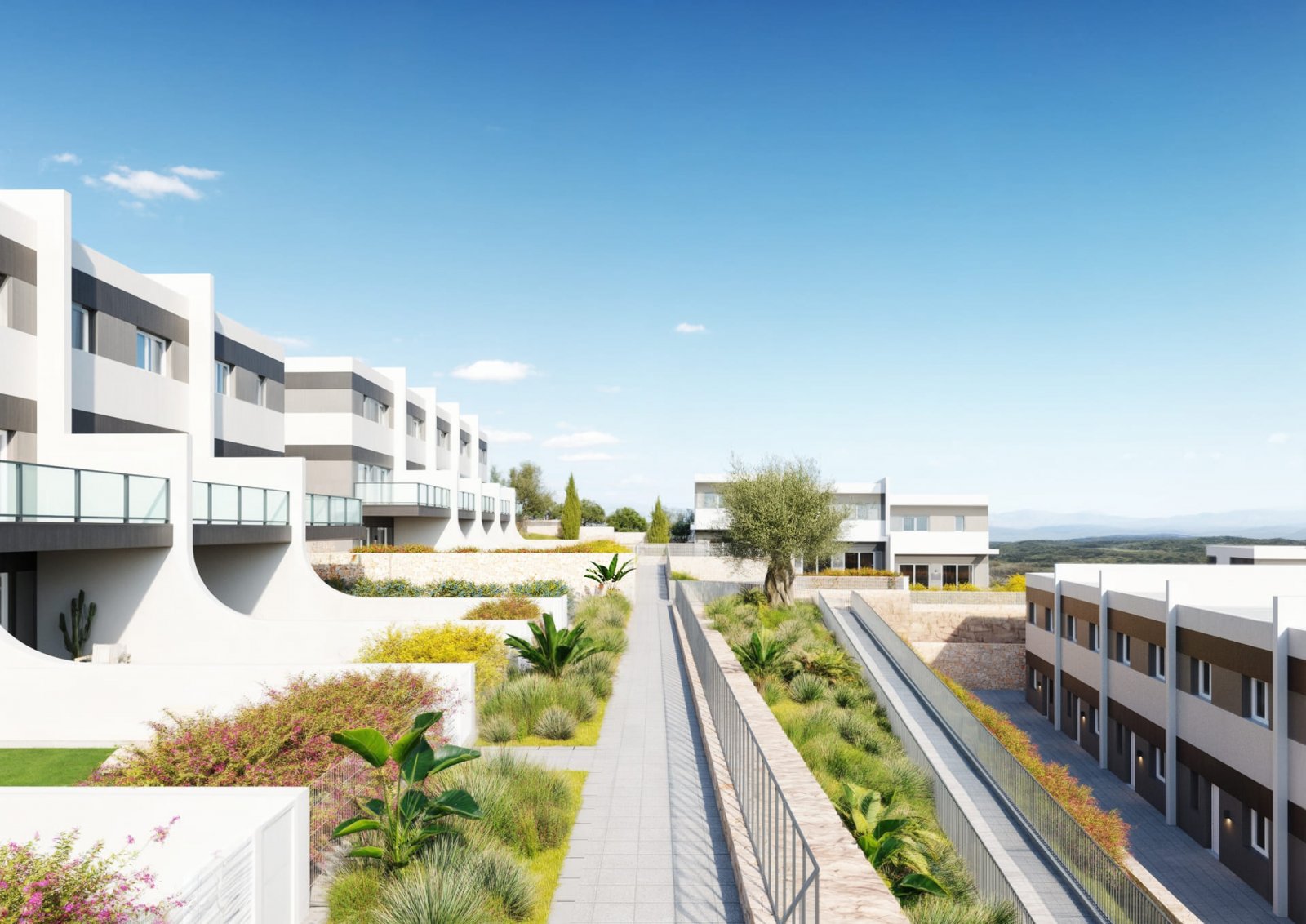  In der charmanten Stadt Finestrat gelegen, bietet dieses Reihenhaus ein einzigartiges Wohnerlebnis mit Meerblick. Die Immobilie befindet sich nur 5 k