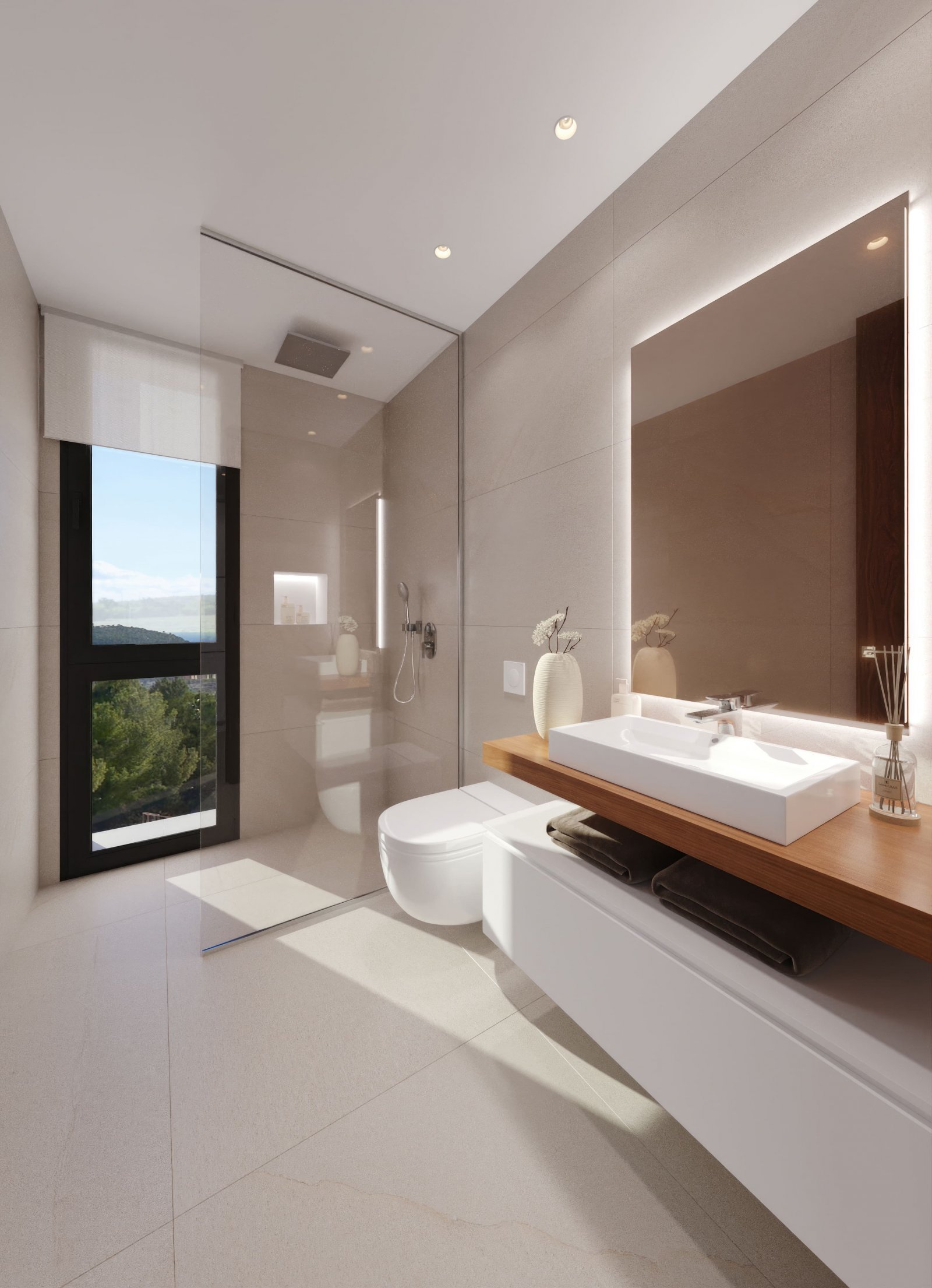 In der charmanten Stadt Finestrat gelegen, bieten diese Immobilien eine exklusive und ruhige Umgebung. Die Wohnanlage besteht aus vier Häusern, die j