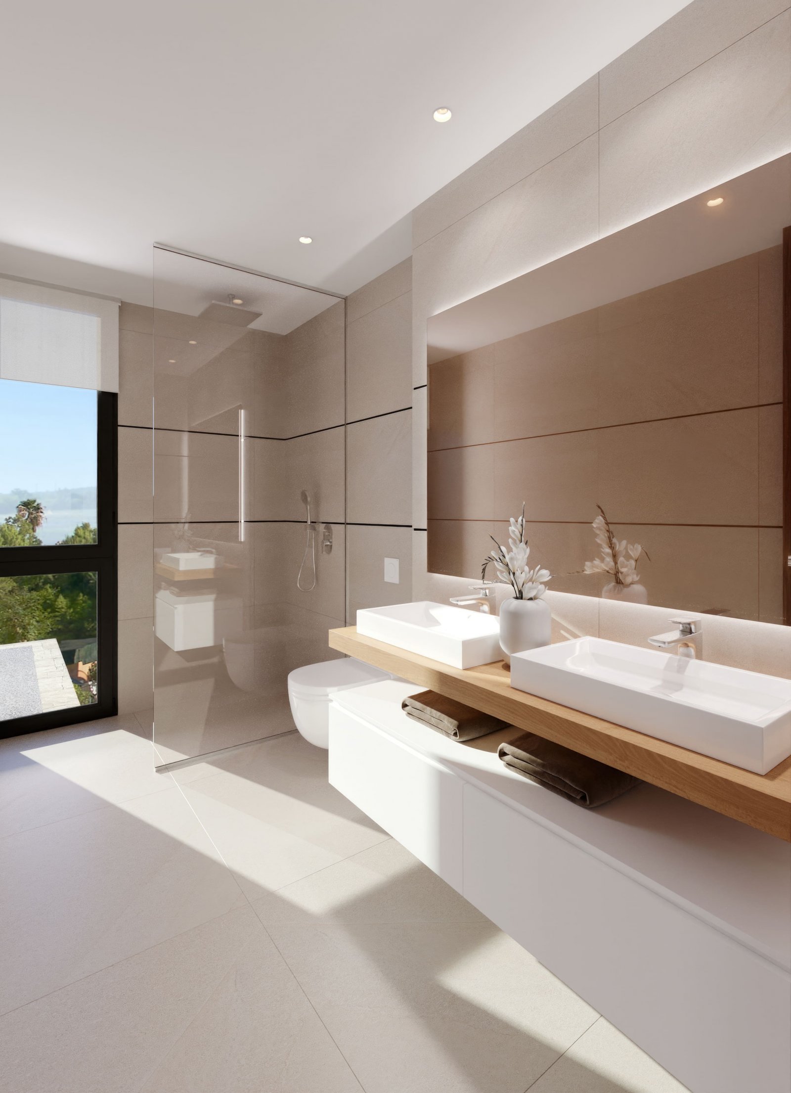 In der charmanten Stadt Finestrat gelegen, bieten diese Immobilien eine exklusive und ruhige Umgebung. Die Wohnanlage besteht aus vier Häusern, die j