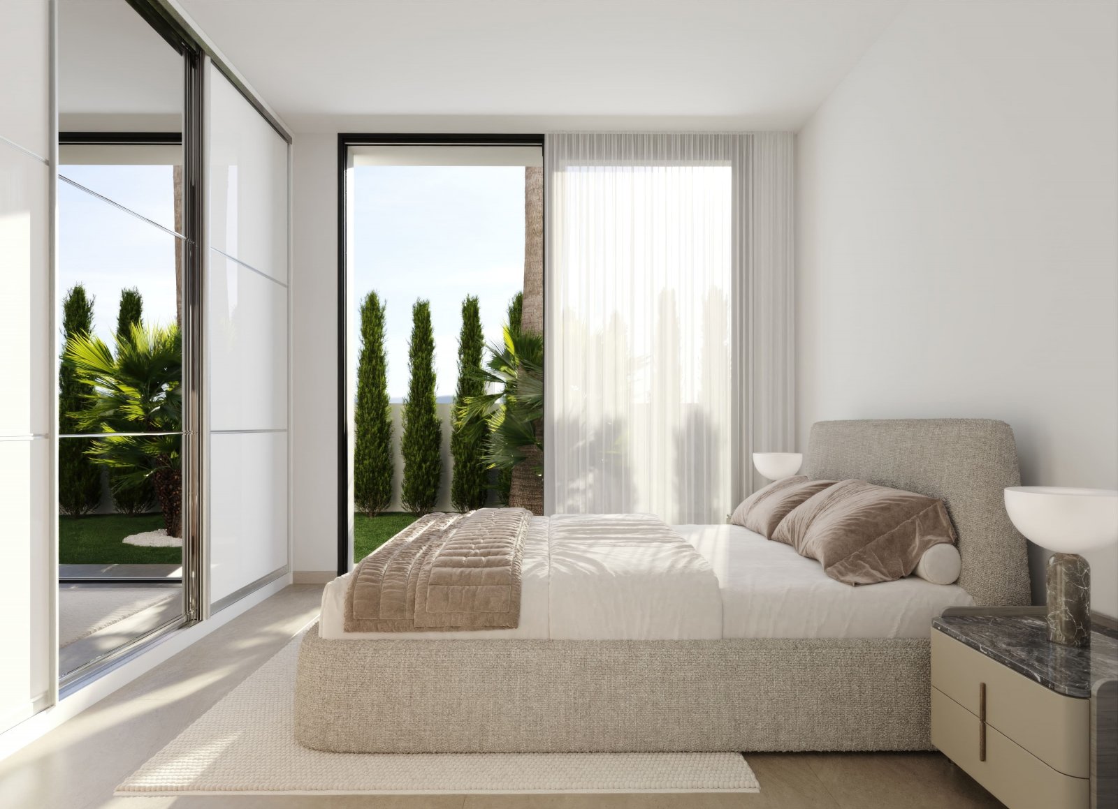  In der charmanten Stadt Finestrat gelegen, bieten diese Immobilien eine exklusive und ruhige Umgebung. Die Wohnanlage besteht aus vier Häusern, die j