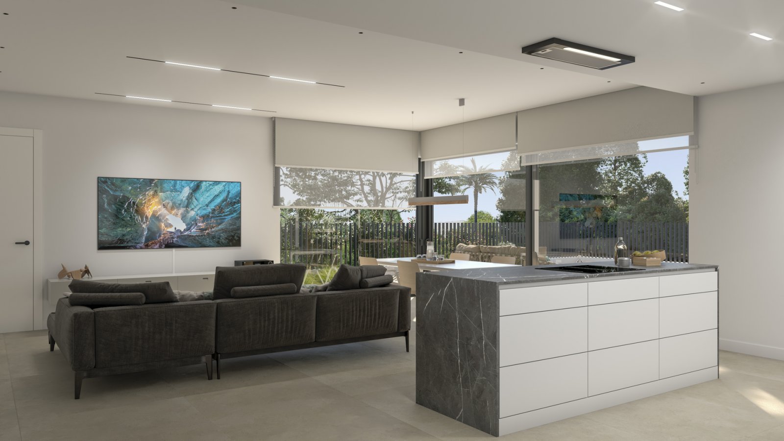  Im charmanten Ort Los Alcázares gelegen, bietet diese Wohnanlage eine exklusive Auswahl von vier freistehenden Häusern. Entworfen für diejenigen, die