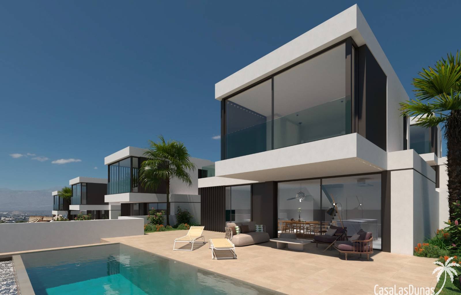 Rojales:  Diese schönen großen Villen werden in einer guten Gegend mit vielen traditionellen spanischen Villen und guten internationalen Einrichtungen gebaut.  