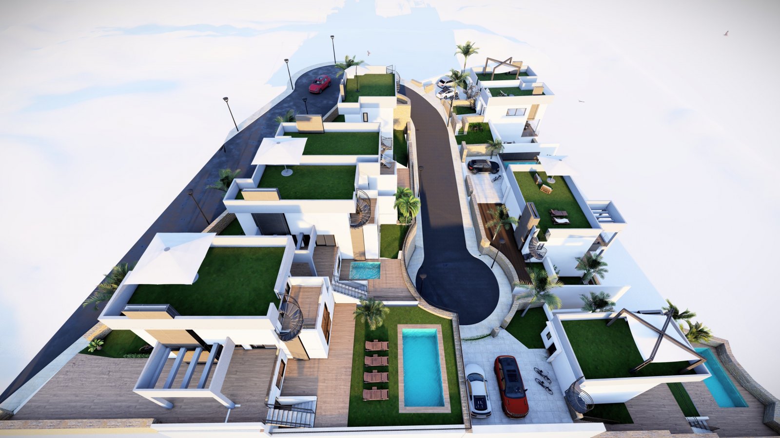 In der charmanten Stadt Algorfa gelegen, bietet diese Wohnanlage eine exklusive Auswahl von 8 Immobilien, die für diejenigen entworfen wurden, die ei