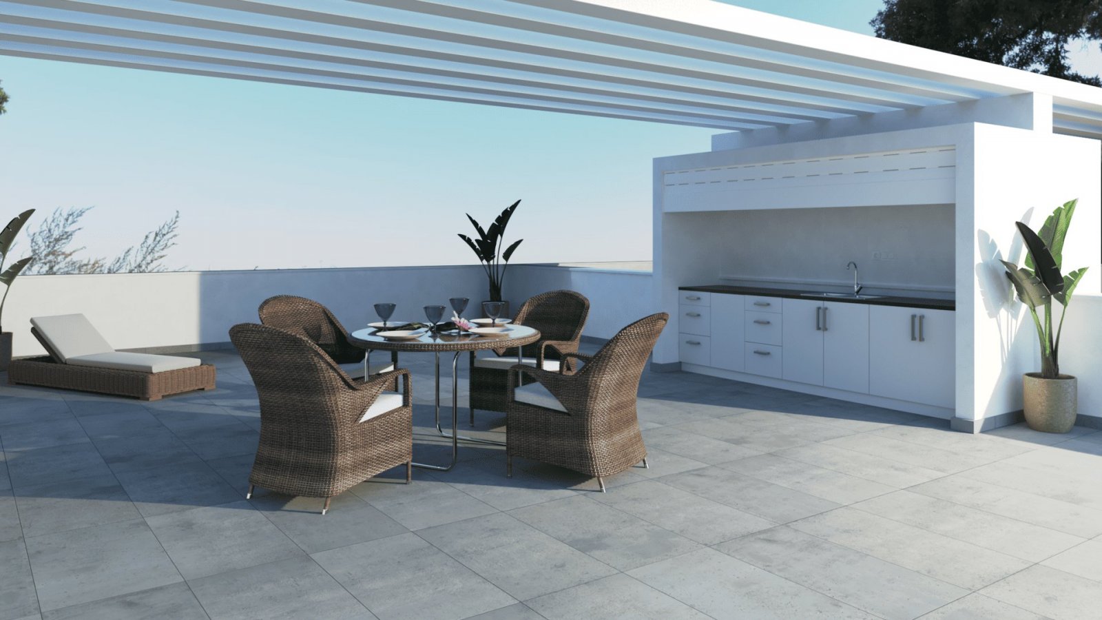 In der charmanten Ortschaft Pilar de la Horadada gelegen, bietet diese Wohnanlage eine Auswahl von 12 Bungalows, sowohl im oberen als auch im unteren