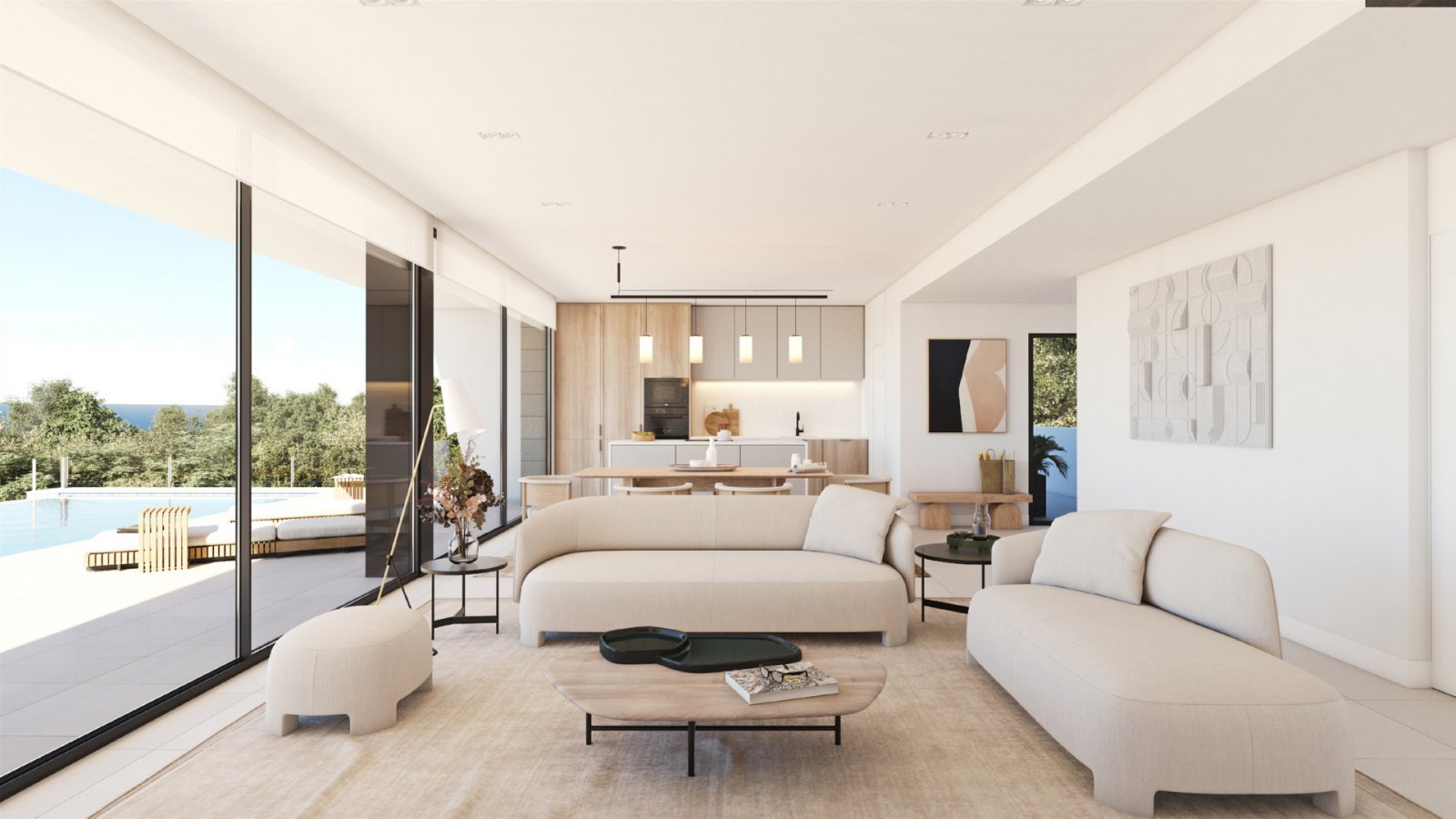 Im charmanten Ort Benitachell gelegen, bieten diese exklusiven Villen ein einzigartiges Wohnerlebnis mit Meerblick. Mit nur vier verfügbaren Immobili