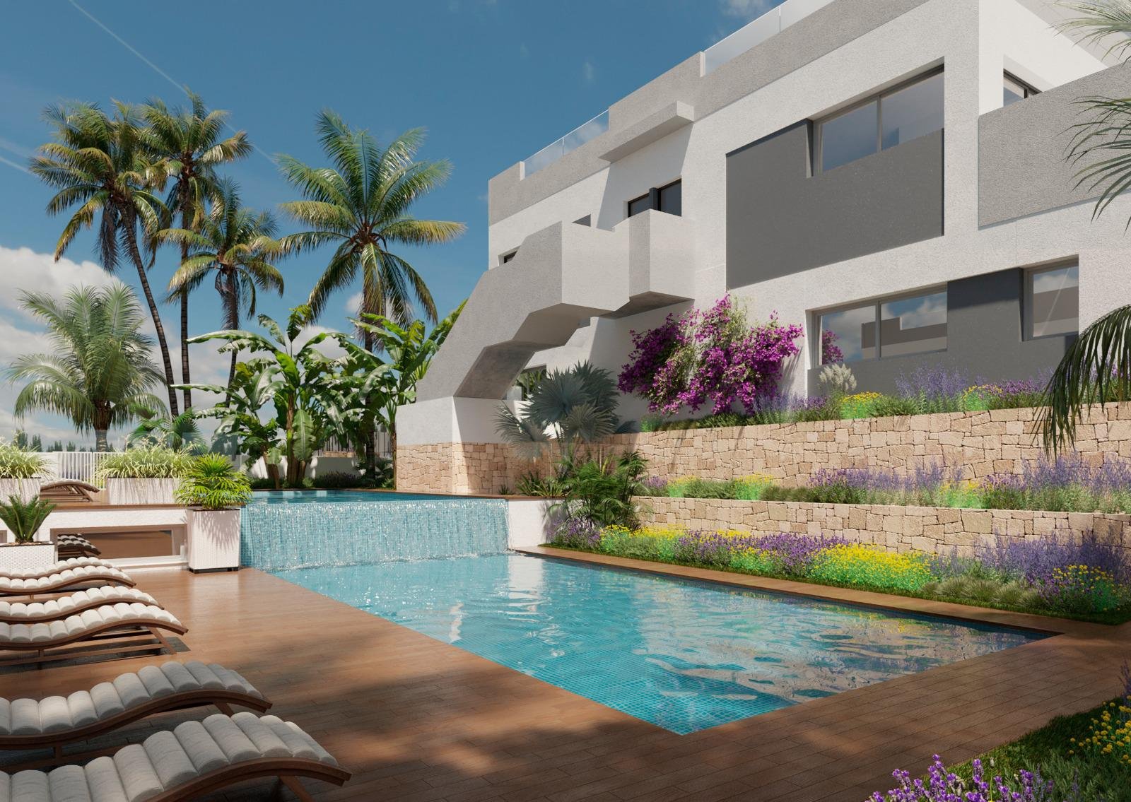 Diese exklusive Sammlung von 10 Bungalows befindet sich in der charmanten Stadt Torrevieja und bietet eine perfekte Kombination aus Komfort und Stil.