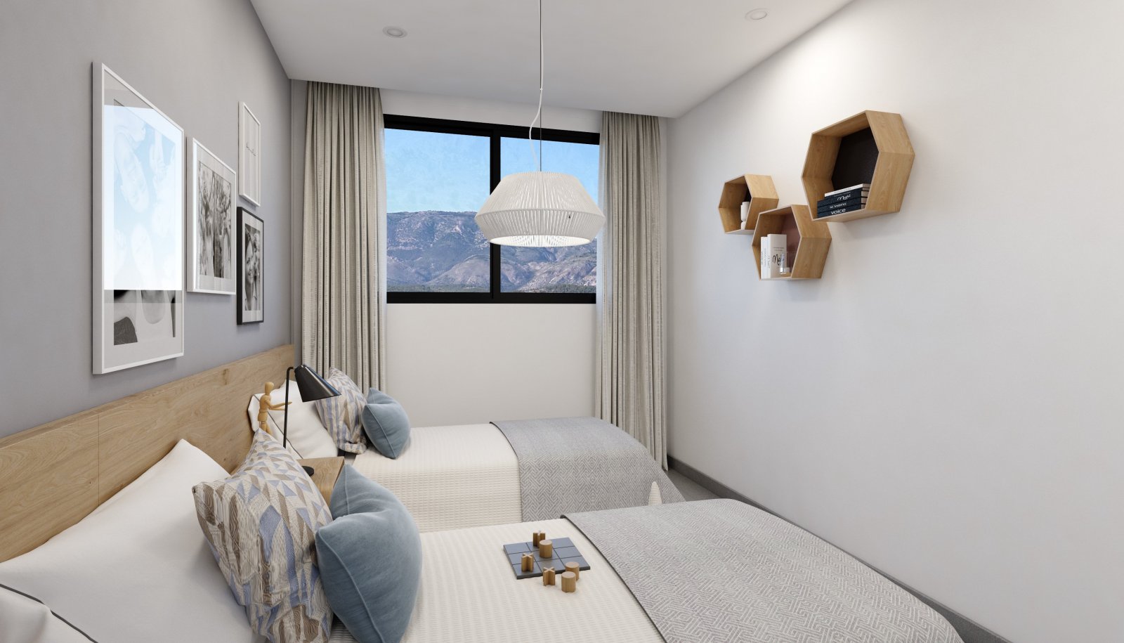  In der charmanten Stadt Polop gelegen, bietet dieser Wohnkomplex 53 freistehende Häuser, die durch ihren beeindruckenden Meerblick hervorstechen. Die