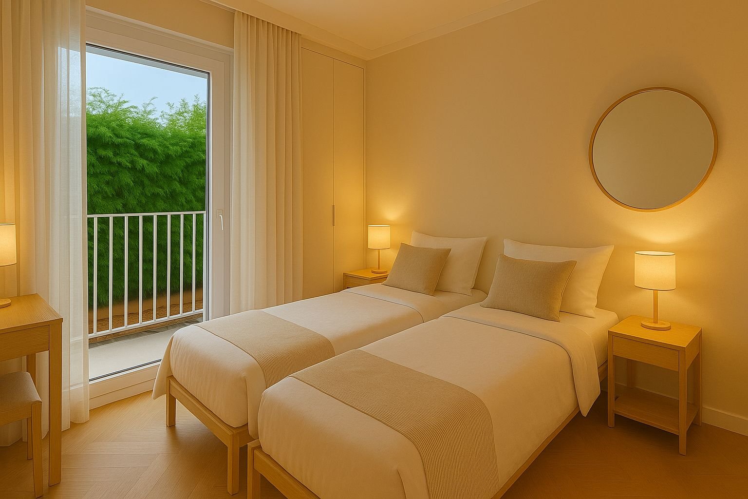 Diese Eckwohnung ist lichtdurchflutet und mit Eichenparkett, Fußbodenheizung sowie hochwertigen Schall- und Wärmeisolierungen ausgestattet. Große dopp