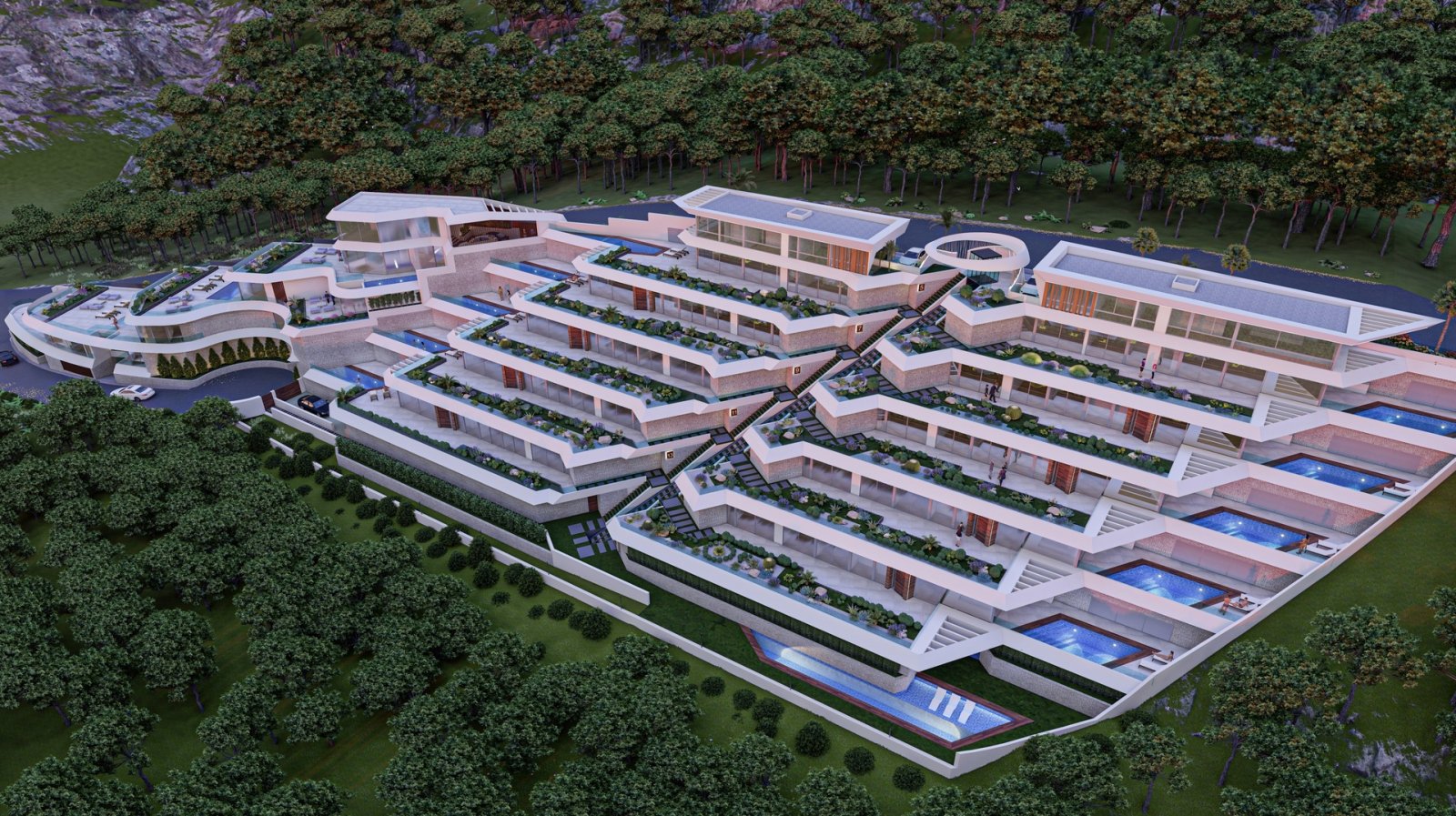 Im charmanten Pueblo Mascarat gelegen, bietet dieser exklusive Wohnkomplex eine Auswahl an Wohnungen und Penthäusern, die für diejenigen entworfen wu