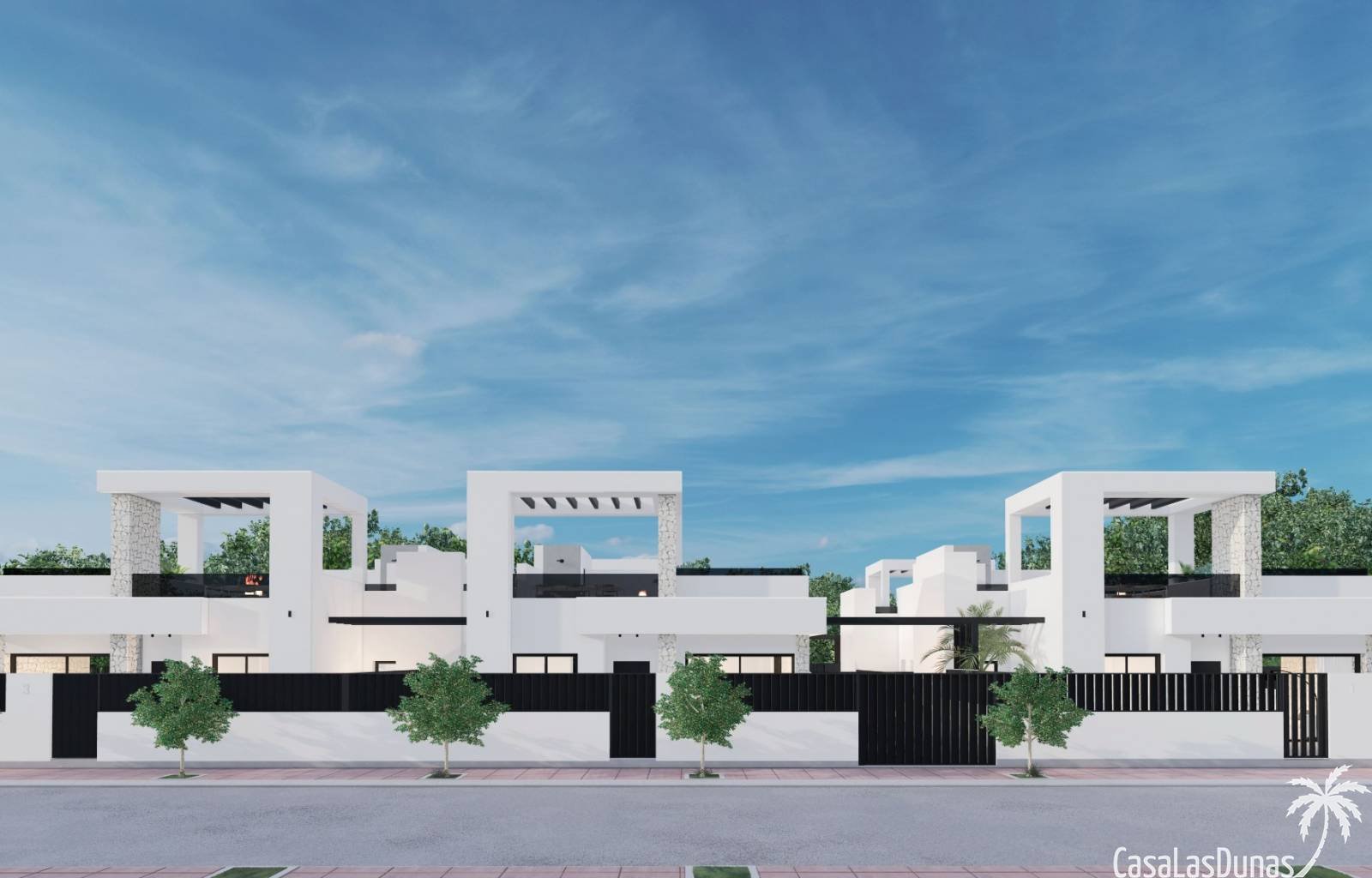 Im paradiesischen Santa Rosalia Resort entstehen 6 Villen mit jeweils 3 Schlafzimmern und 2 Bädern. Im Außenbereich finden Sie eine großzügige Terras