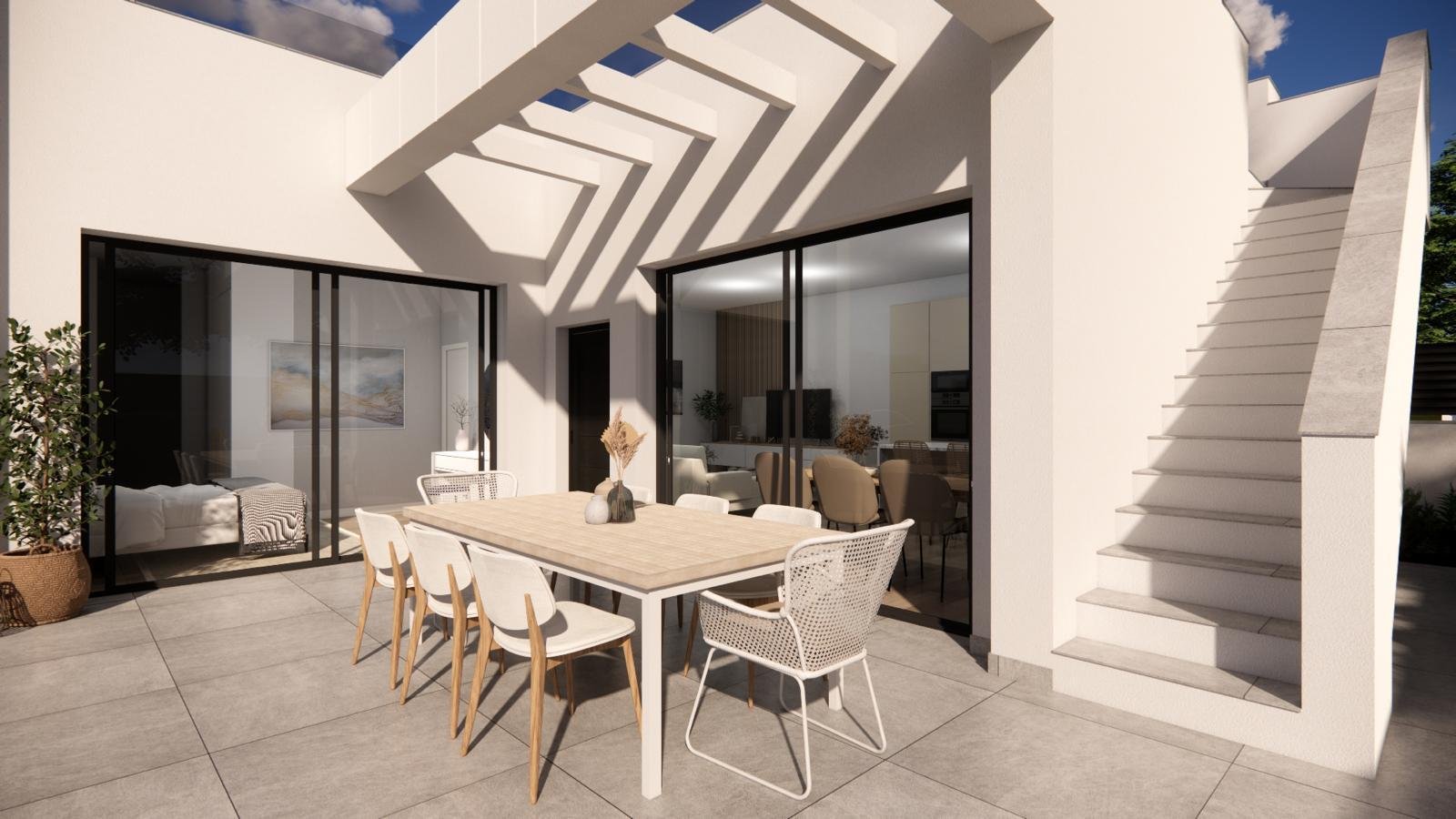 In der charmanten Stadt Rojales gelegen, bietet diese exklusive Sammlung von 7 freistehenden Häusern eine ideale Umgebung für diejenigen, die Ruhe un