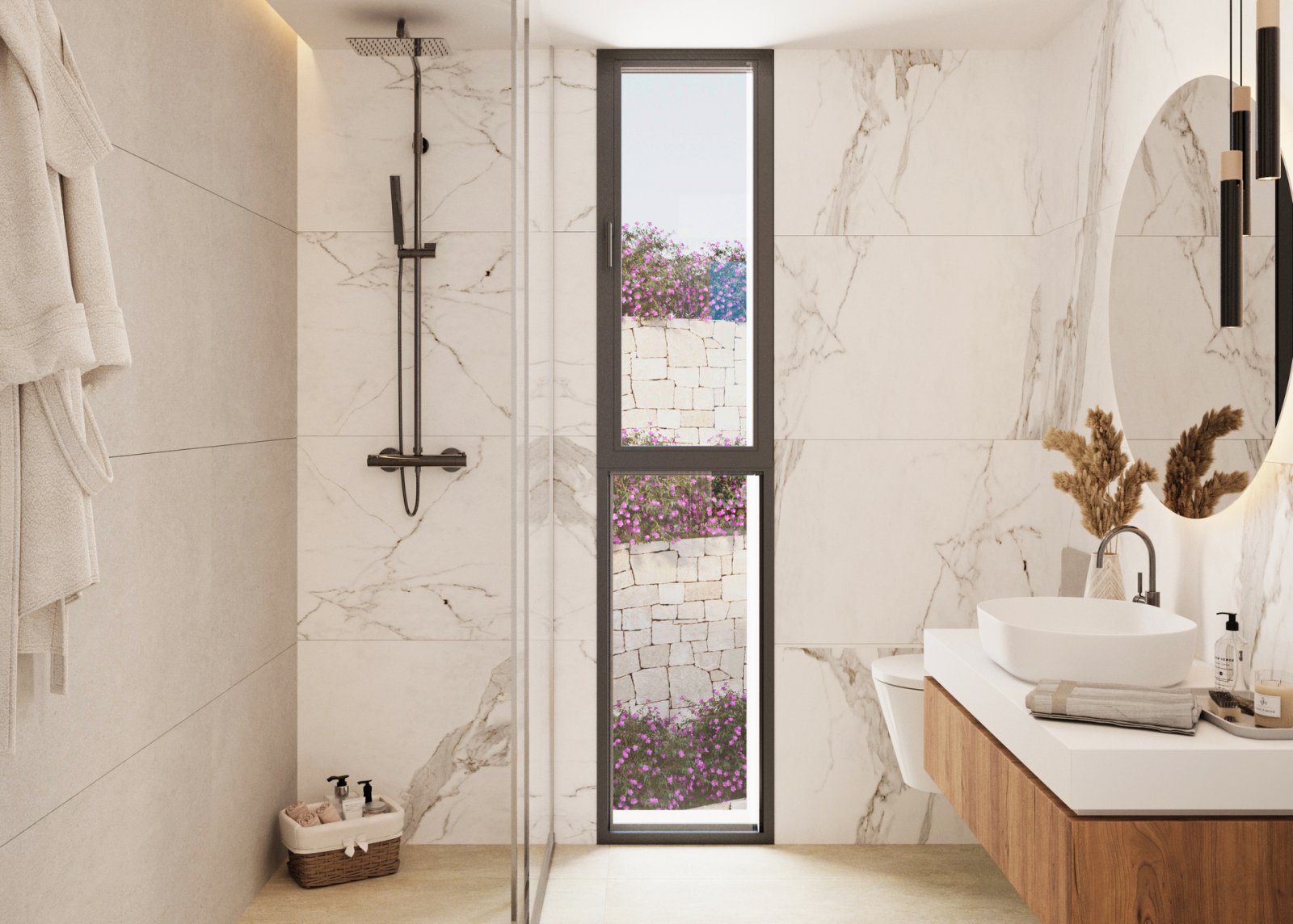 In der charmanten Stadt Polop gelegen, bietet diese Wohnanlage 44 freistehende Häuser, die für diejenigen entworfen wurden, die eine ruhige Umgebung