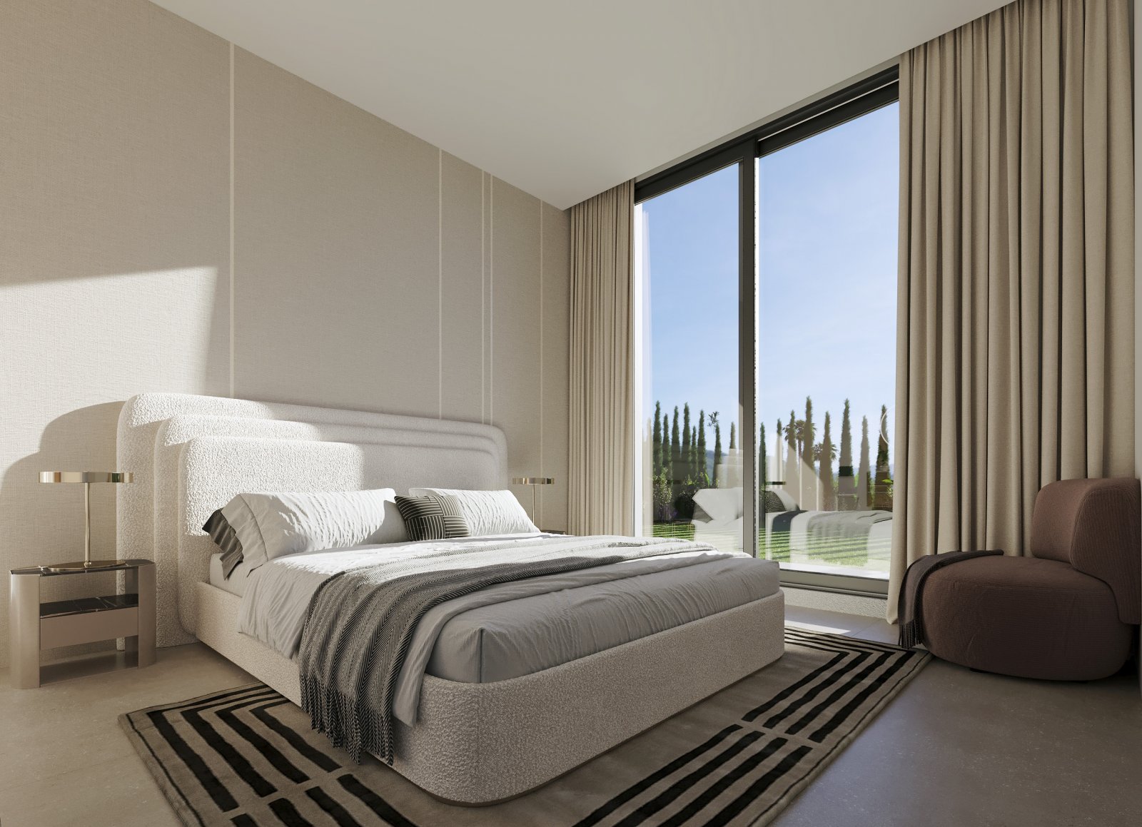 In der charmanten Stadt Finestrat gelegen, bietet dieser Wohnkomplex 10 freistehende Häuser, die durch ihren beeindruckenden Meerblick hervorstechen.