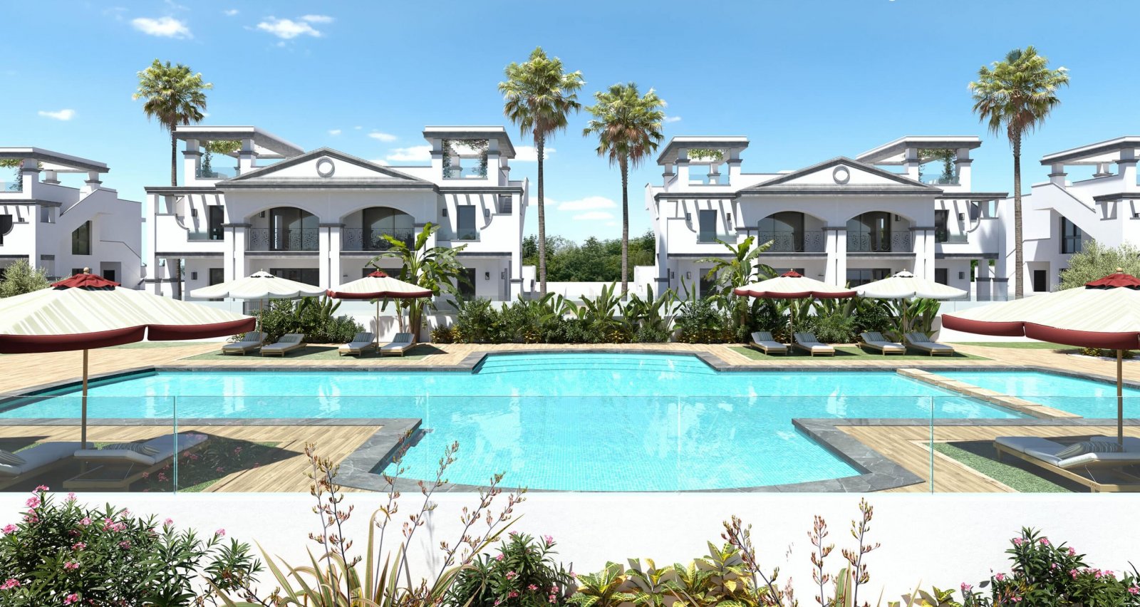 In der charmanten Stadt Ciudad Quesada gelegen, bietet diese exklusive Sammlung von 19 Bungalows eine perfekte Kombination aus Komfort und Stil. Mit