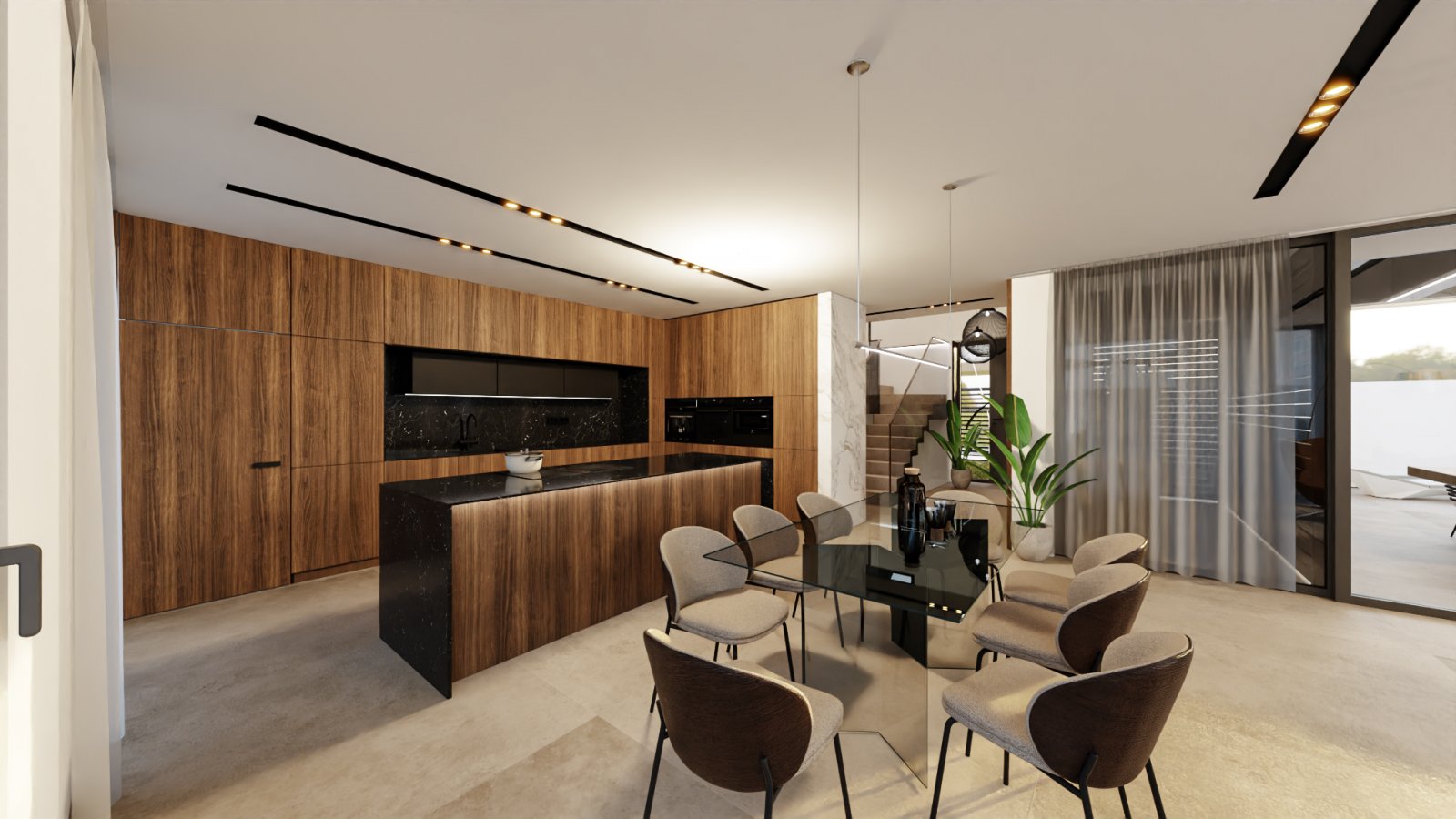 Diese exklusive Villa befindet sich in der charmanten Stadt Orihuela und bietet ein privilegiertes Wohnumfeld nur 1 km vom Meer entfernt. Entworfen f