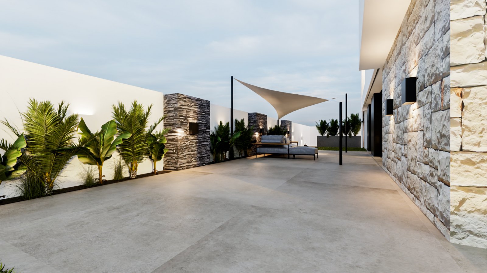 Diese exklusive Villa befindet sich in der charmanten Stadt Orihuela und bietet ein privilegiertes Wohnumfeld nur 1 km vom Meer entfernt. Entworfen f