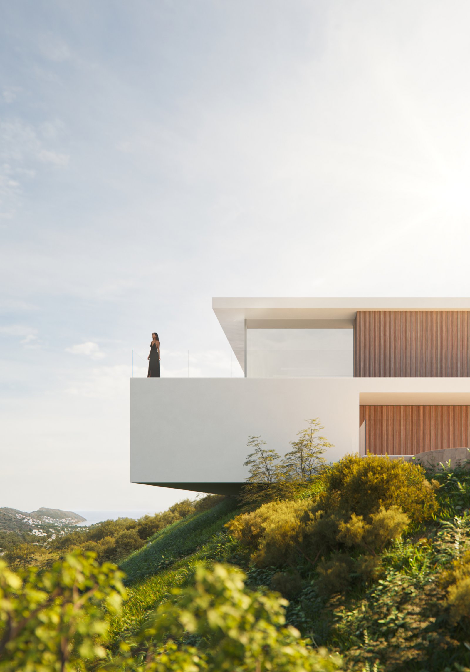 In der charmanten Stadt Teulada gelegen, bietet diese exklusive Villa ein unvergleichliches Wohnerlebnis. Mit Meerblick befindet sich die Immobilie n