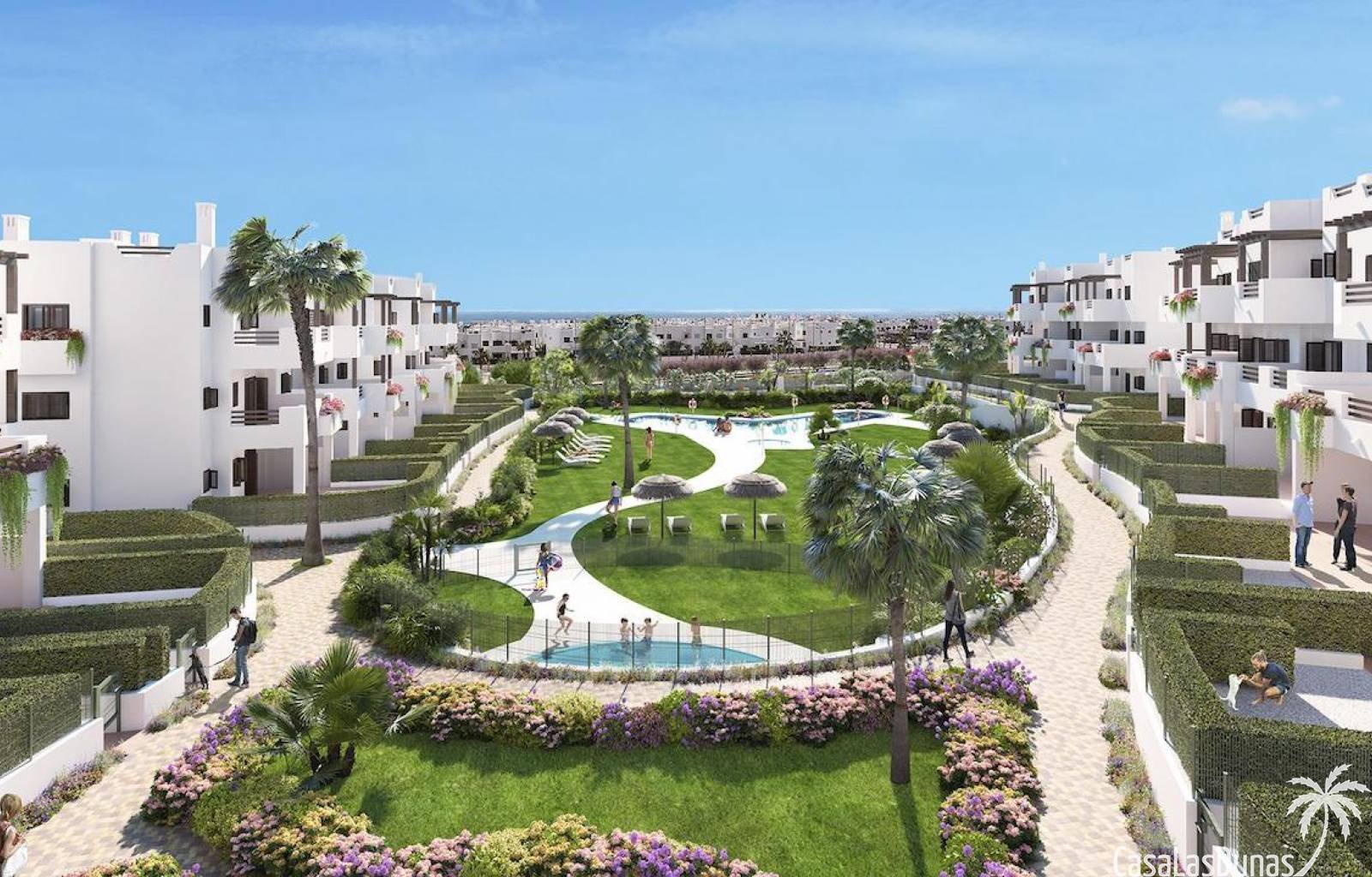 Mar de Pulpi:  Vielen Dank für Ihren Besuch in dieser Phase. In diesem Fall bieten wir 1-, 2- und 3-Zimmer-Wohnungen mit Terrasse, Garten oder Oberterrasse und Tief 