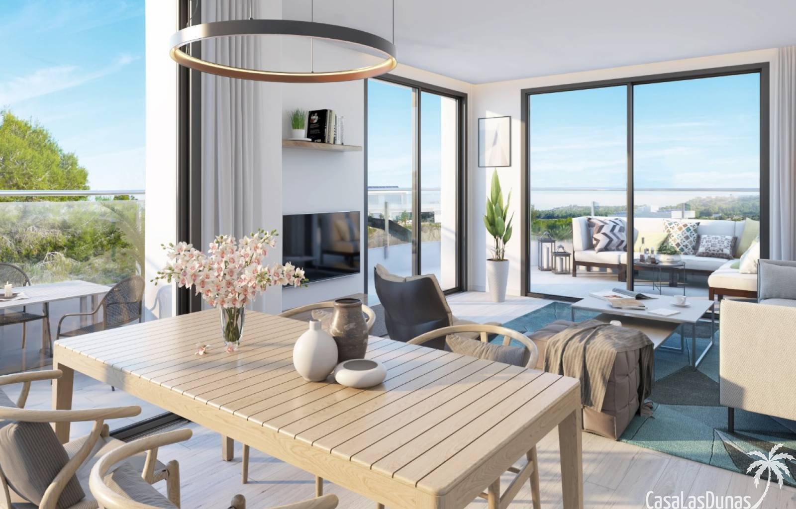 Diese Apartments befinden sich in unmittelbarer Nähe der Sandstrände von Playa Flamenca, direkt neben dem Einkaufszentrum. Es wird ein ziemlich große