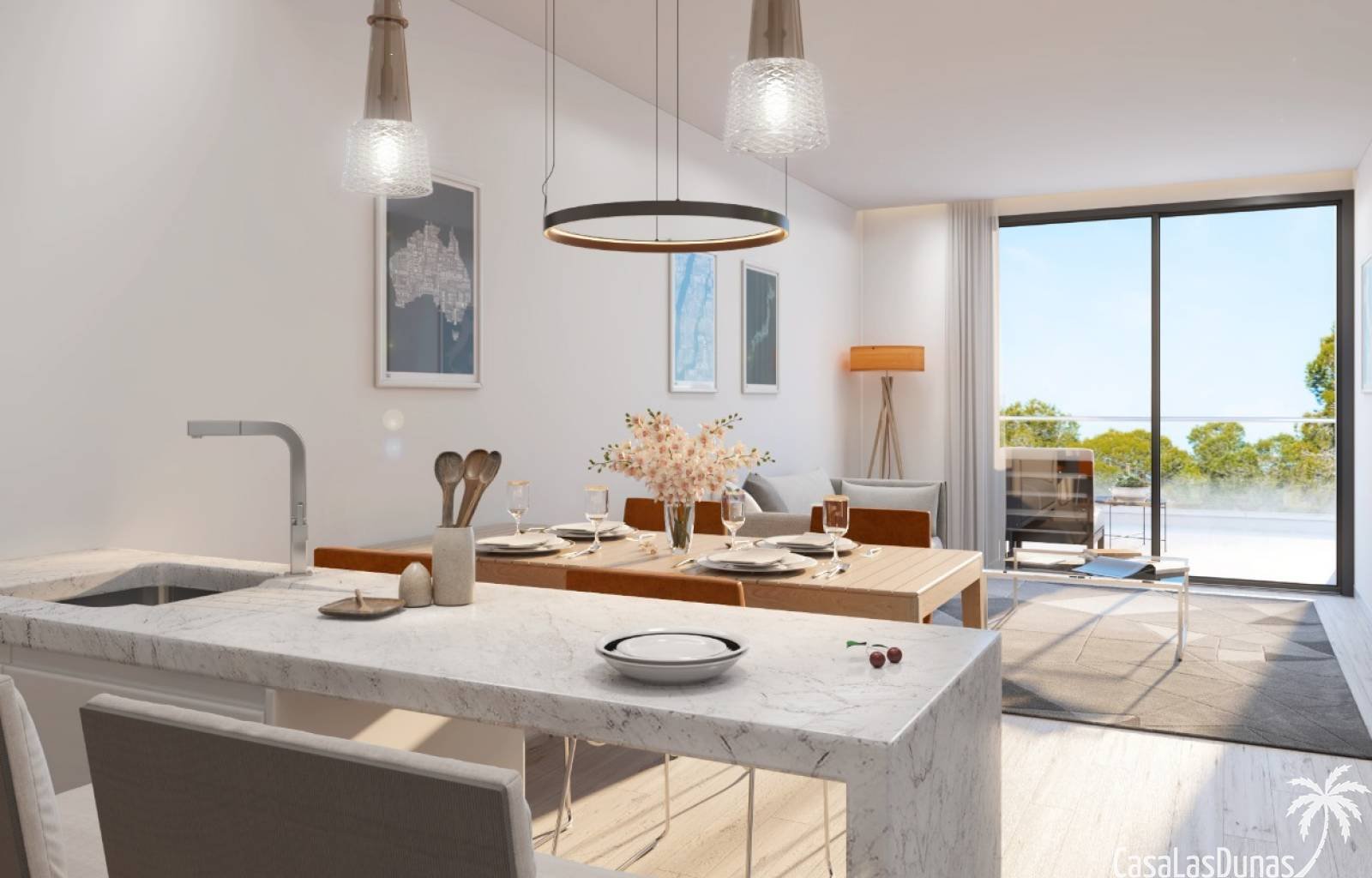 Diese Apartments befinden sich in unmittelbarer Nähe der Sandstrände von Playa Flamenca, direkt neben dem Einkaufszentrum. Es wird ein ziemlich große