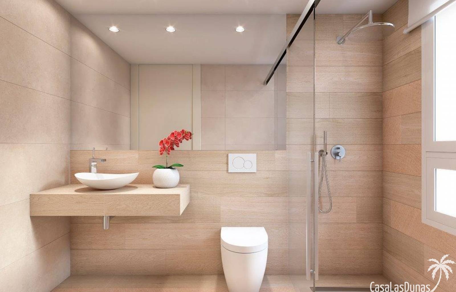 Diese geräumigen, neu gebauten Apartments befinden sich auf einem Golfplatz an der Costa Blanca im Süden. Diese hellen Neubauwohnungen verteilen sich