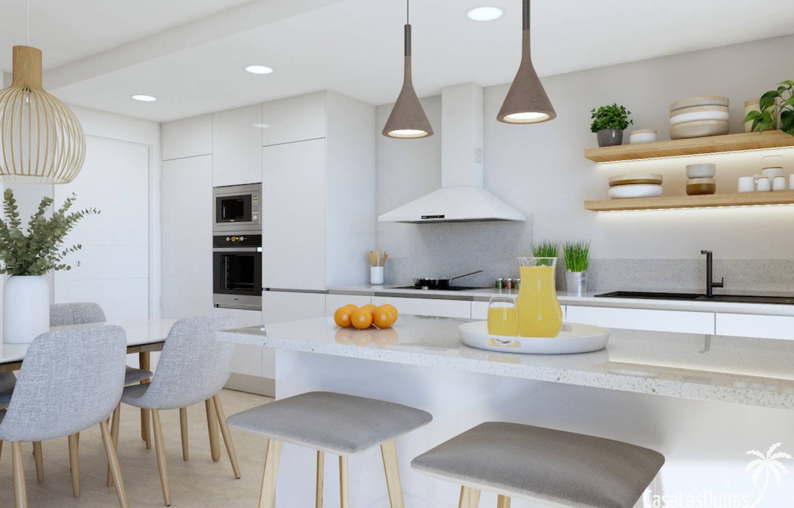 Dieser schöne Apartmentkomplex verfügt über 3 Schlafzimmer und 2 Badezimmer. Erbaut auf 123 m2, mit Gemeinschaftspool. Die Apartments liegen in Almor